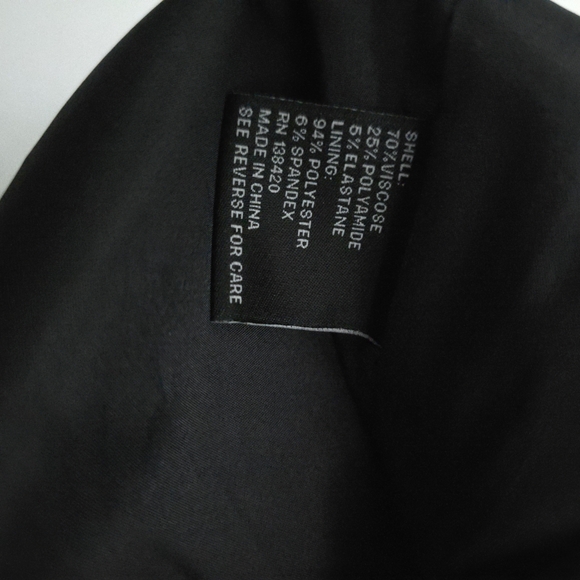 New Carlisle Collection Charcoal Gray Pencil Skirt Sz 8 - Picture 8 of 8